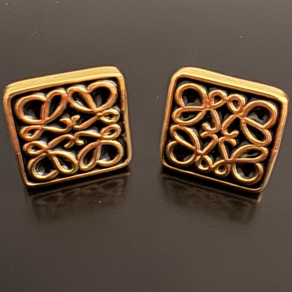 Loewe Signature Enamel Earrings